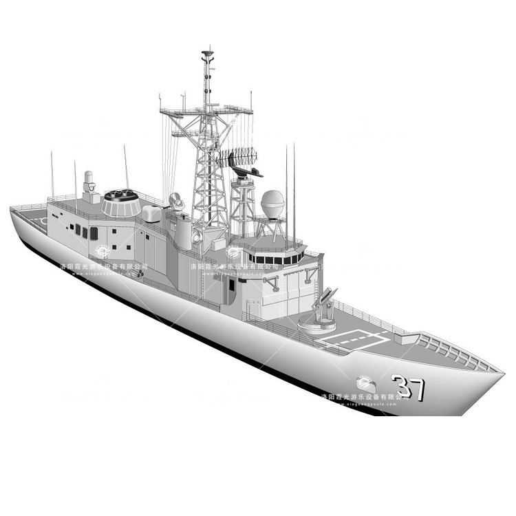 马山充气侦查船模型